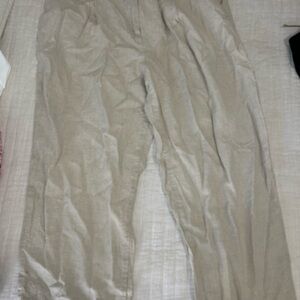 Zara Women’s Tan linen pants
